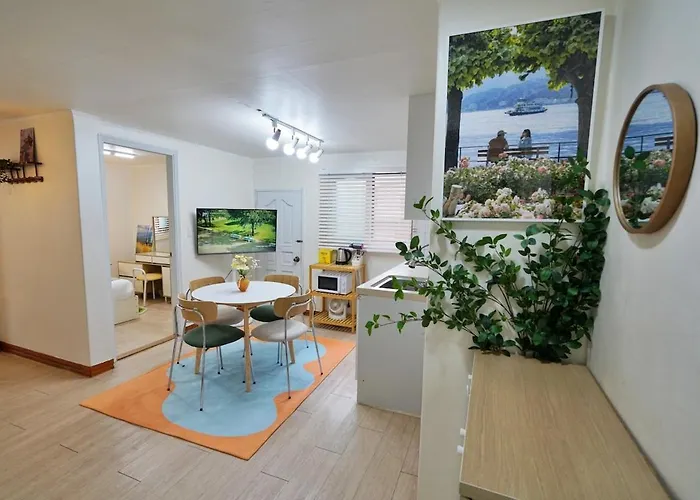 アパート 2room, 6 People, Myeongdong, Itaewon, Station *